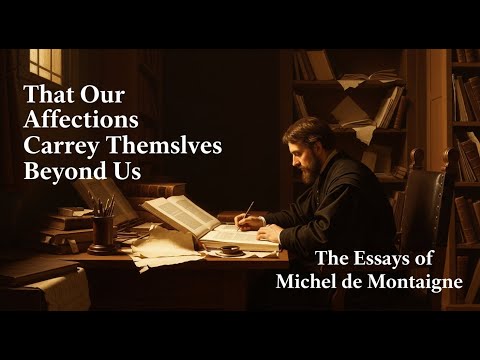 Video thumbnail for Essays of Michel de Montaigne (Chap. 1.3)