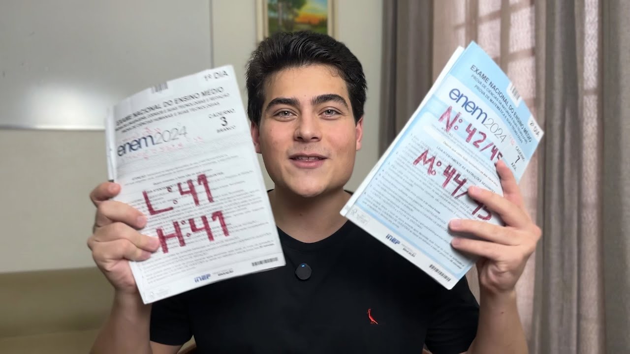 MEUS ACERTOS (e erros) NO ENEM 2024 | TRI, média e expectativa de nota