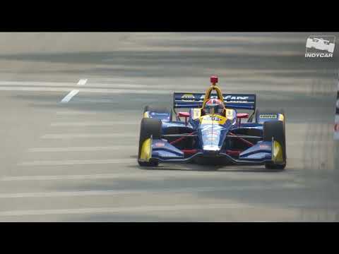 Alexander Rossi's pole lap for Race 1 at the 2019 Detroit Grand Prix