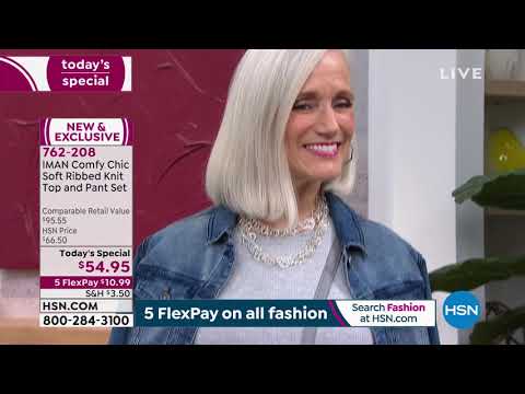 HSN | IMAN Global Chic Fashions 13th Anniversary - Fall Fashion Event 09.19.2021 - 09 PM