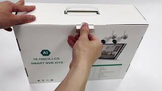 WiFi kamerový systém Innotronik ICS-WKM10MA04 - 4x 3Mpix + 10,1" LCD NVR
