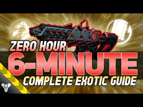 ZERO HOUR PERFECTED // 6-Minute Outbreak Catalysts, Intrinsics & Mission Guide #destiny2