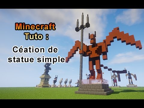 Minecraft Tutorial - Simple Demon Statue