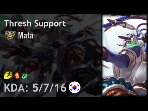 Thresh Support vs Miss Fortune - Mata - KR Challenger Patch 7.3