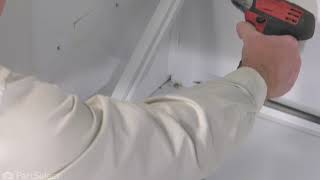 Frigidaire Refrigerator Repair - How to Replace the Left Side Drawer Slide Rail