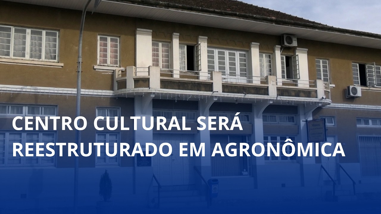 Centro Cultural será reestruturado em Agronômica