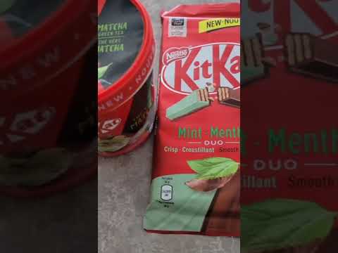 NESTLE KITKAT MATCHA GREEN TEA ICE CREAM | KITKAT MINT CRISP | SHORTS