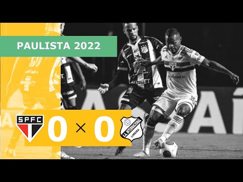 São Paulo 0 x 0 Inter de Limeira - melhores momentos - 17/02 - Campeonato Paulista 2022