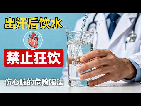 Feeling incredibly thirsty after sweating? Don't gulp down large amounts of saliva! A cardiologis...