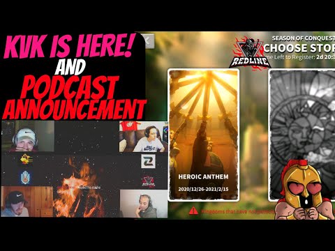 KVK is here in 1401 - Podcast w/the Boyz - Rise of Kingdoms