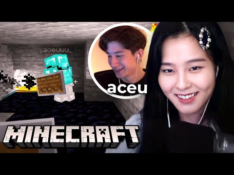 39daph Plays Minecraft: Hardcore - w/ Aceu Part 2