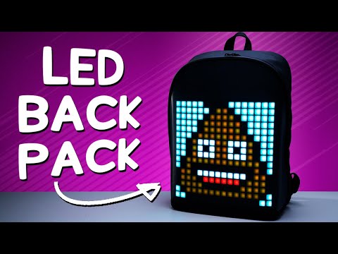 Xbag — backpack with LED screen