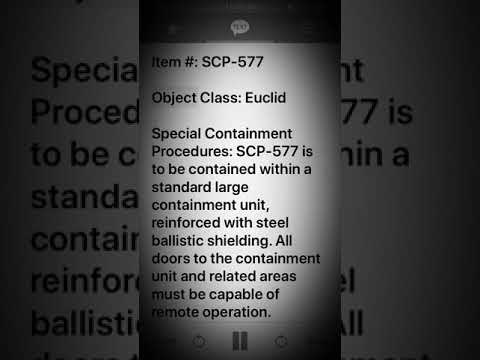 Scp 577 All Alone in the Moonlight