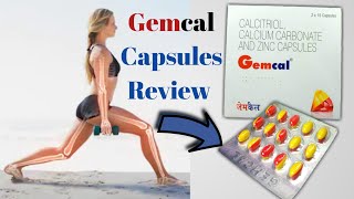 Gemcal Capsules Uses | Calcitriol Calcium Carbonate Zinc Softgel For Strong Bones In Hindi