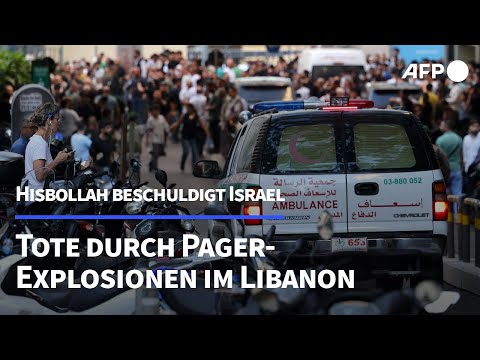 Libanon: Tote und Verletzte durch Pager-Explosionen - Hisbollah beschuldigt Israel | AFP