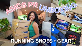 ASICS RUNNING PR UNBOXING ✰ new shoe drops + gear