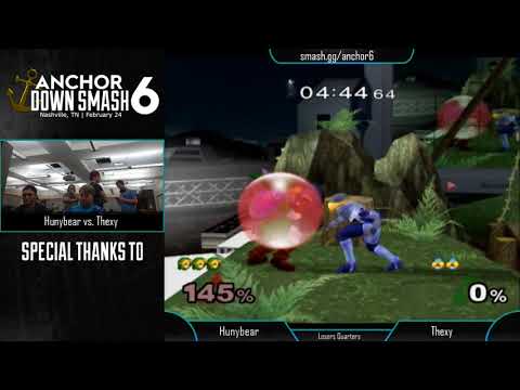 ADS6 - Melee Singles - Salvo | Thexy (Sheik) VS Hunybear (Link) - Losers Quarters