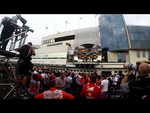 FORMULA 1 PIRELLI MAGYAR NAGYDÍJ 2014 podium