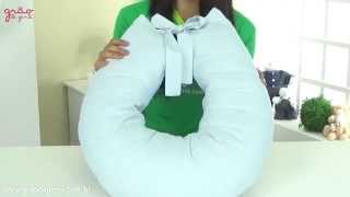 Almofada para Amamentação Filó Azul | Ref: 46019