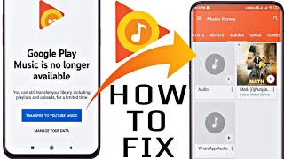🔴 Live Proof | Solve Google Play Music No Longer Available Problem | Use Google Play Music Back fix