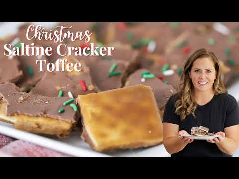 Saltine Cracker Toffee Recipe - The Carefree Kitchen