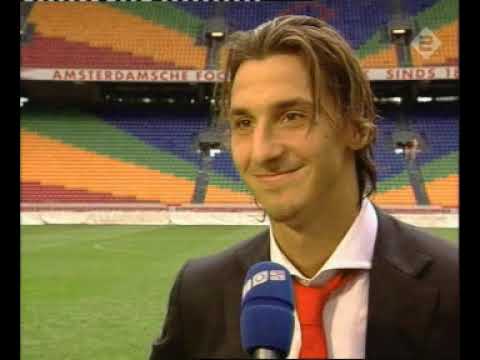 Zlatan in Ajax time hilarious interview with Dutch journalist 2004