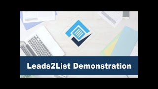 Leads2List YouTube Video