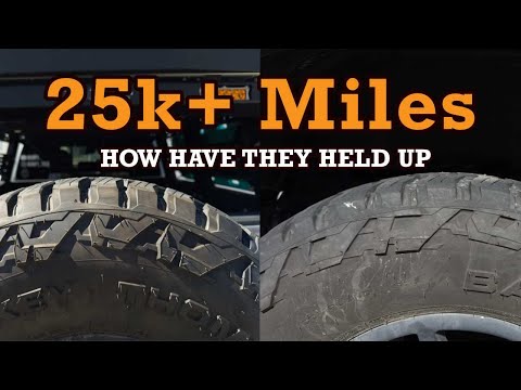 25k+ miles on the Mickey Thompson Baja Boss