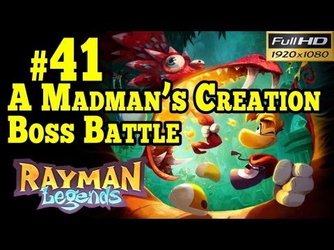Rayman Legends Walkthrough - 20 000 Lums Under The Sea Part 41 BOSS a Madman's Creation 1080p