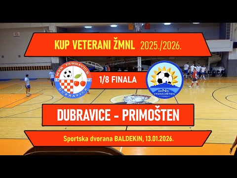 KUP VETERANI: DUBRAVICE - PRIMOŠTEN  0:0 - pen 4:2, 13.01.2026.
