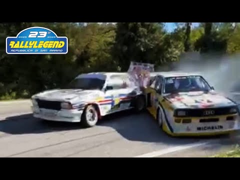 💥CRASH AUDI QUATTRO 🇸🇲 RALLY LEGEND 2025 San Marino | Highlights