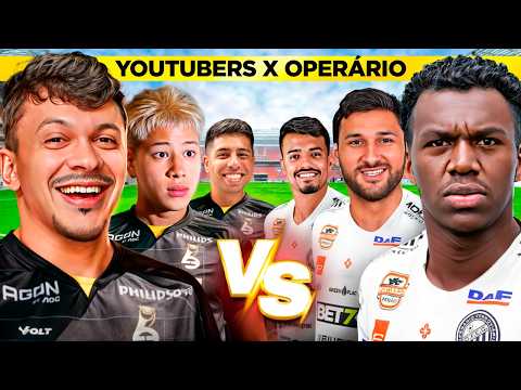 será que AMADORES conseguem vencer um TIME PROFISSIONAL?? (YOUTUBERS x OPERÁRIO)