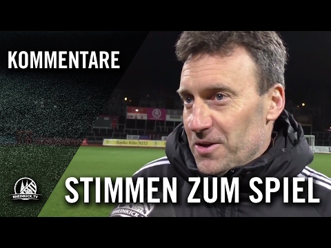 Die Stimmen zum Spiel (Fortuna Köln – SV Bergisch Gladbach 09, Pokal-Viertelfinale) | RHEINKICK.TV