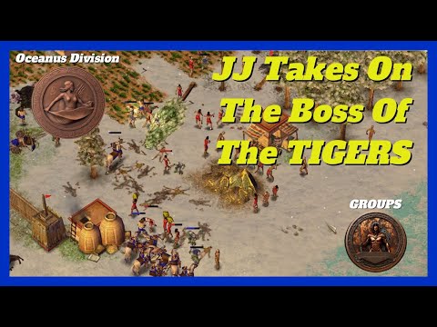 The True Dark Horse of AoM | ChronoJJ (Ra) vs Tigerboss (Oranos) Game 1/3 #aom #ageofempires