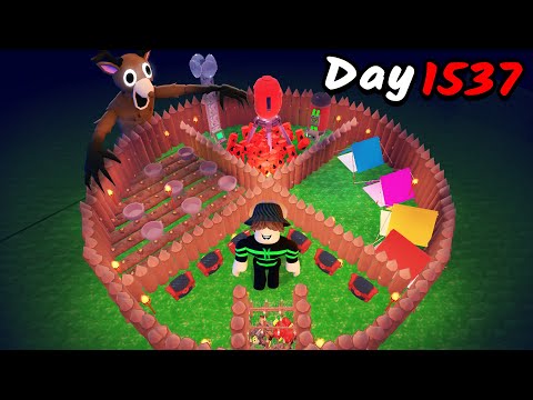 I Built the SAFEST AFK Base in 99 Nights in the Forest!