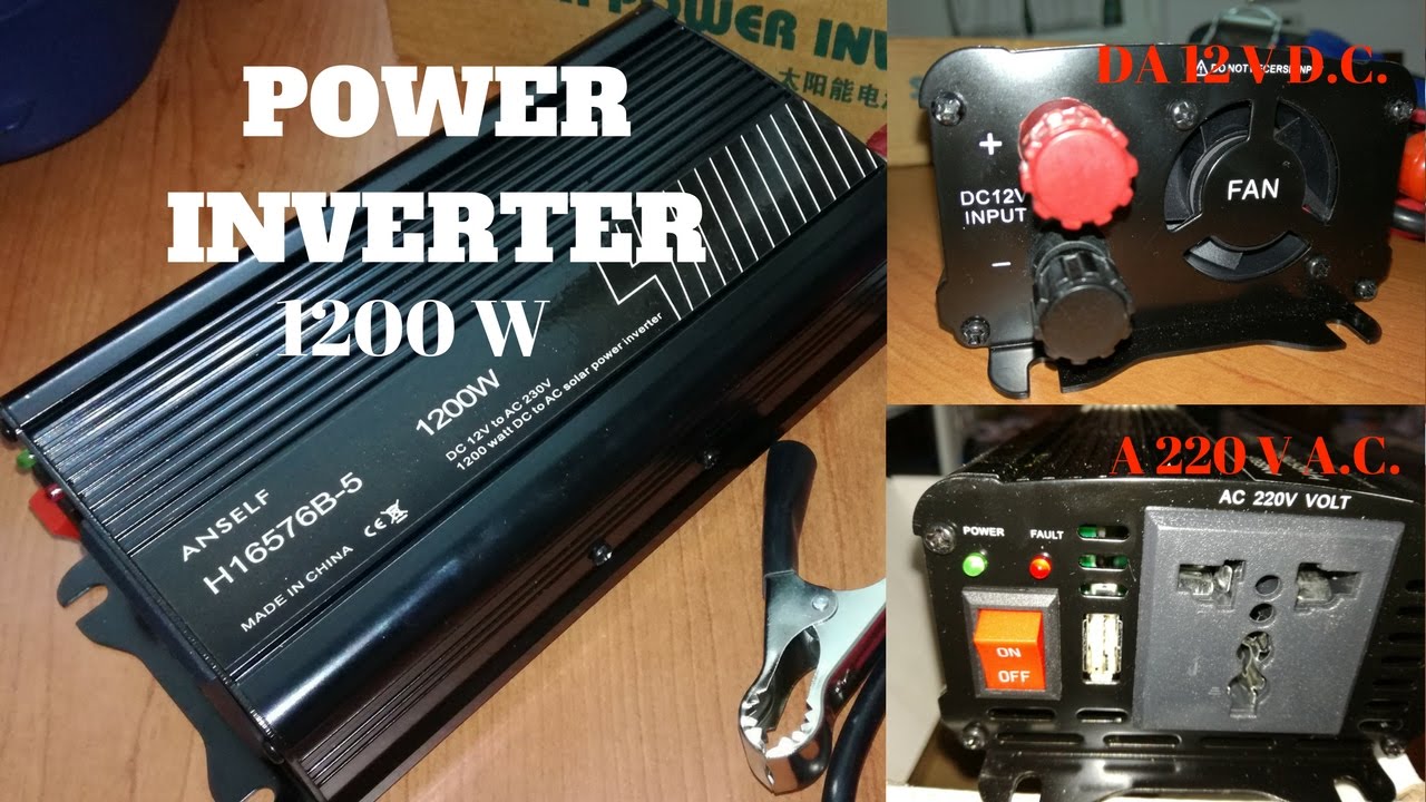 POWER INVERTER COME OTTENERE ENERGIA GRATIS