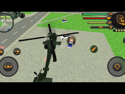 How to take the helicopter & tank in Rope Hero 3 | Technical Tamim