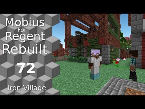 Mobius For Regent: 72 - On the Pub Floor - Iron Village - Modded Minecraft