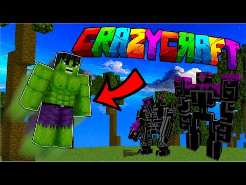 Hulk Battles Robot Warriors Minecraft Crazy Craft