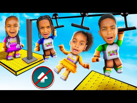 Roblox BUT You Can't JUMP With Nova, Ayla, DJ, & Kyrie | The Princess Clubhouse