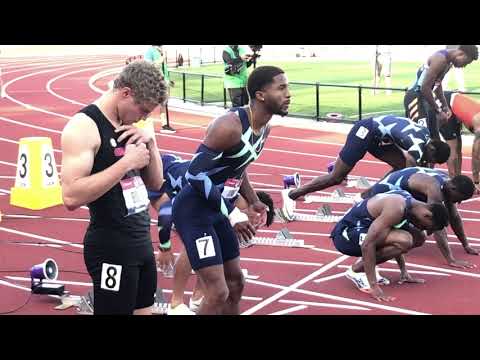 WHO do you think FALSE STARTED? Kerley, Baker, Lyles, Boling, Bracy-W?  Men's 100m Olympic Trials 21