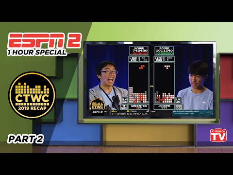 ESPN2 - CTWC 2019 One-Hour Special - Pt. 2 (TETRIS ON TV!)