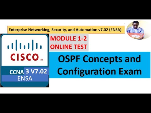 CCNA3 Exam | OSPF Concepts and Configuration Exam | Module 1-2 Exam and Answers