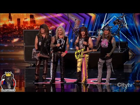 Steel Panther Full Performance & Judges Comments | America's Got Talent 2023 S18E01