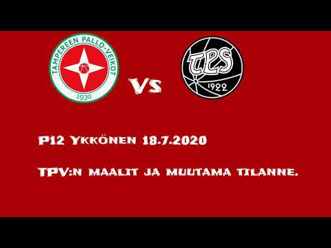 TPV - TPS P12 Ykkönen 18.7.2020 TPV:n maalit