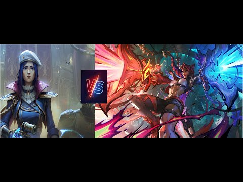 SAMIRA VS CAITLYN ADC GAMEPLAY