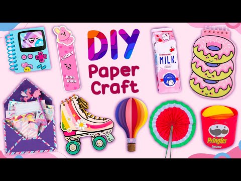 12 DIY AMAZING PAPER CRAFTS IDEAS YOU WILL LOVE #papercraft