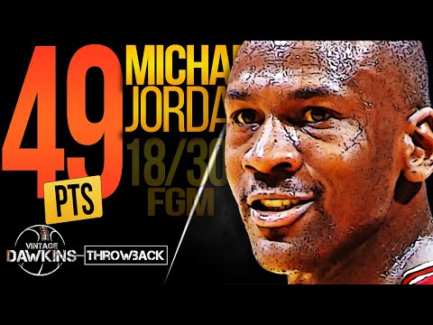Michael Jordan DESTROYS Warriors With 49 Pts, 7 Asts, 18/30 FGM | Nov 24, 1992 | VintageDawkins