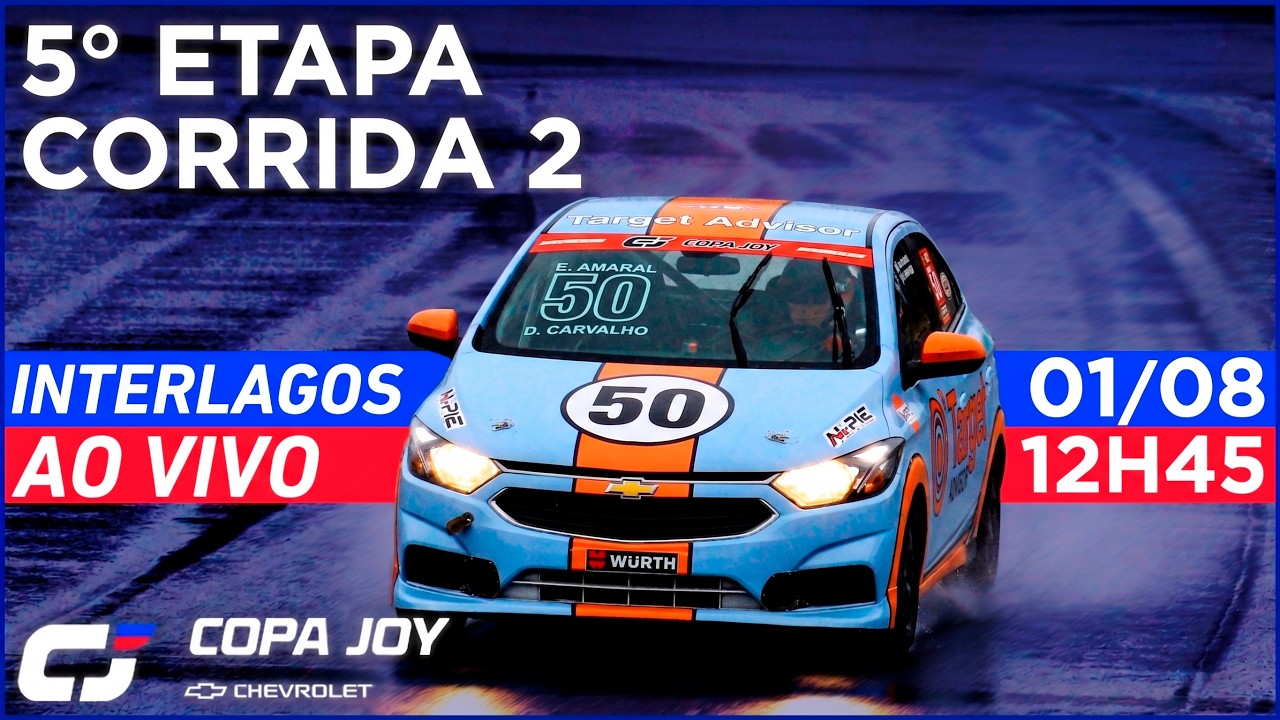🔴 AO VIVO | Copa Joy Chevrolet em INTERLAGOS - 5ª Etapa | Corrida 2