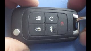 How to Replace 2010-2017 Key FOB Battery CHEVY EQUINOX 2011 2012 2013 2014 2015 2016 Chevrolet